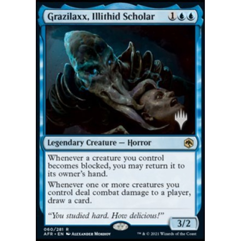 Grazilaxx, Illithid Scholar (Promo Pack) [Dungeons & Dragons: Adventures in the Forgotten Realms Promos]