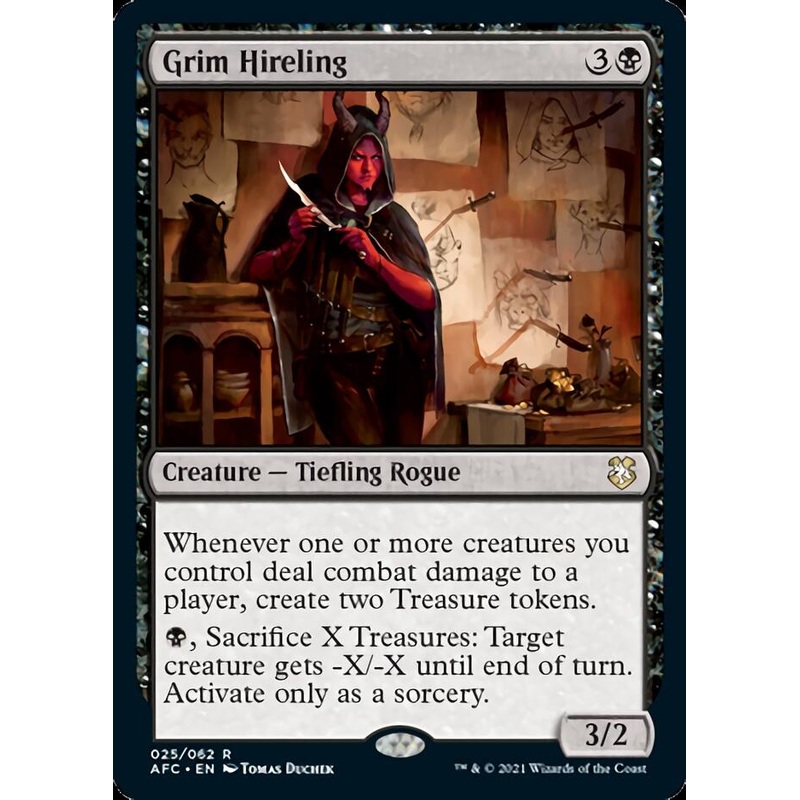 Grim Hireling [Dungeons & Dragons: Adventures in the Forgotten Realms Commander]