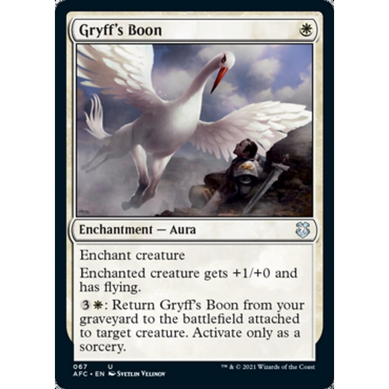 Gryff's Boon [Dungeons & Dragons: Adventures in the Forgotten Realms Commander]