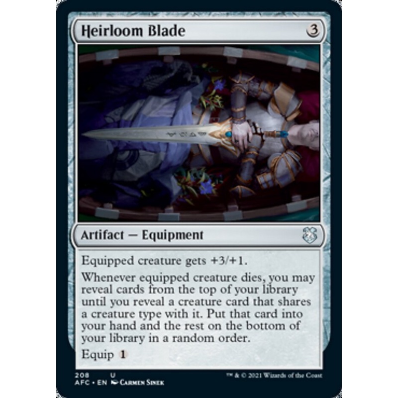 Heirloom Blade [Dungeons & Dragons: Adventures in the Forgotten Realms Commander]