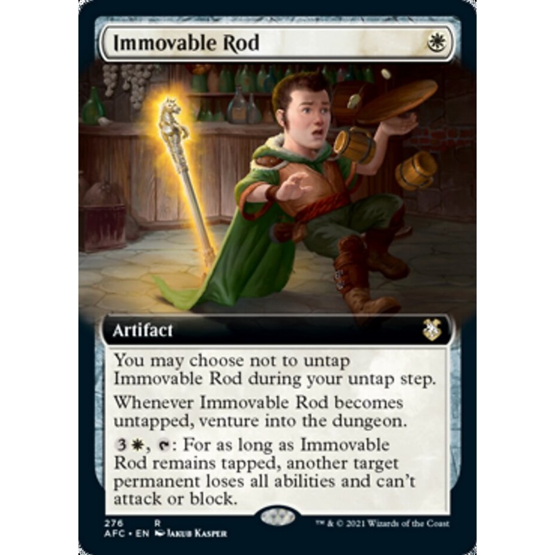 Immovable Rod (Extended Art) [Dungeons & Dragons: Adventures in the Forgotten Realms Commander]