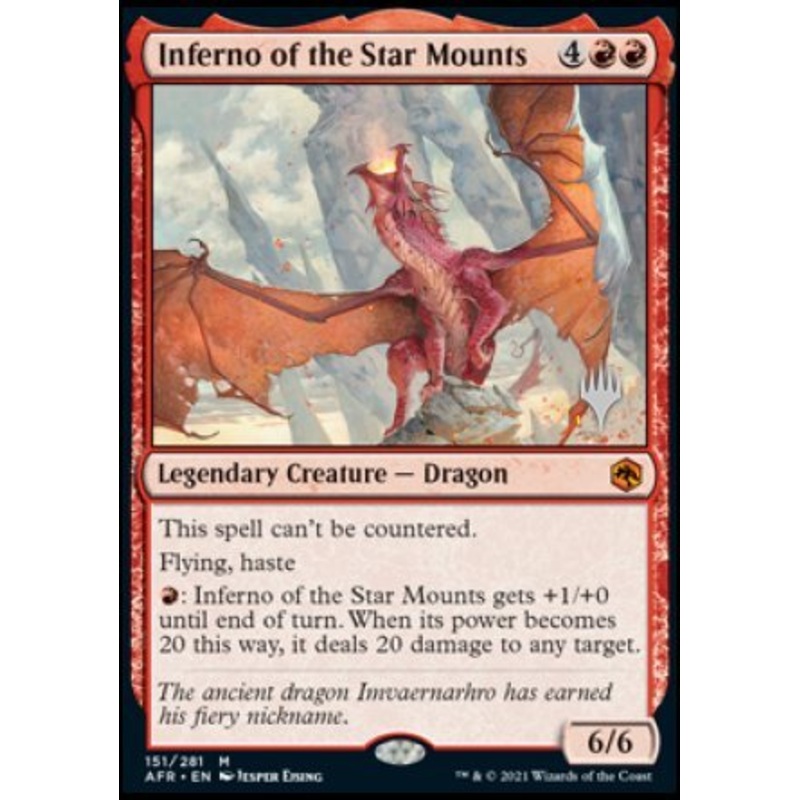 Inferno of the Star Mounts (Promo Pack) [Dungeons & Dragons: Adventures in the Forgotten Realms Promos]