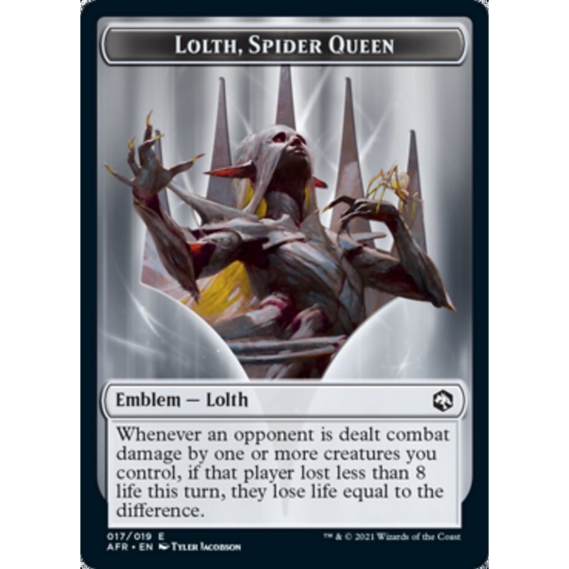Lolth, Spider Queen Emblem [Dungeons & Dragons: Adventures in the Forgotten Realms Tokens]