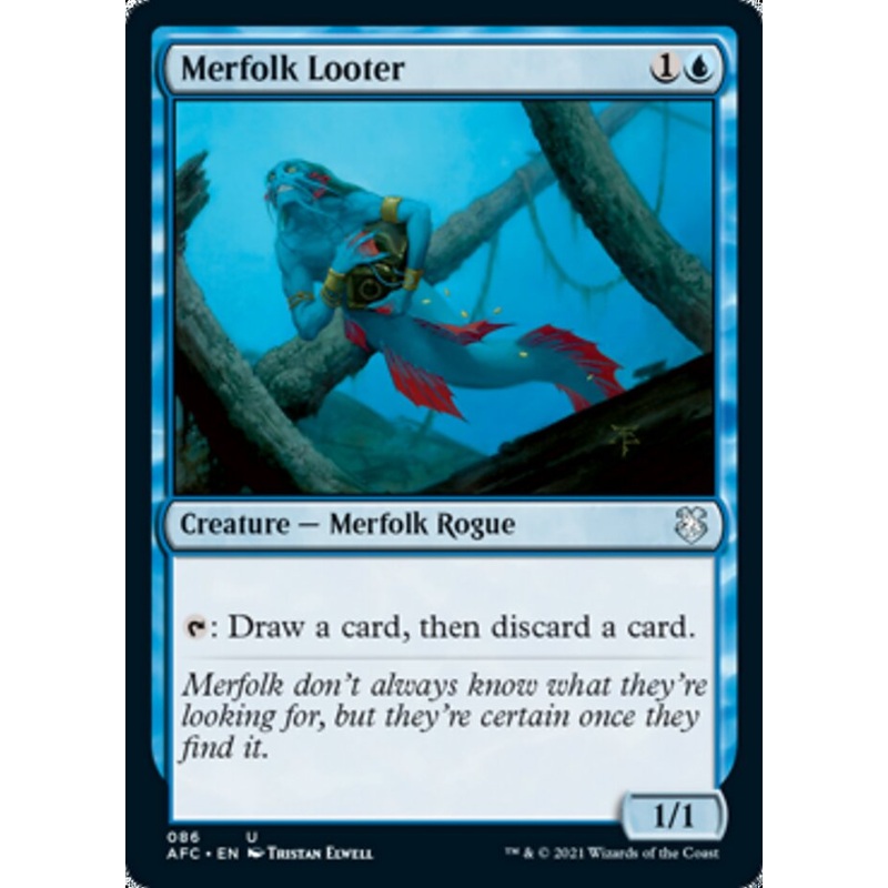 Merfolk Looter [Dungeons & Dragons: Adventures in the Forgotten Realms Commander]