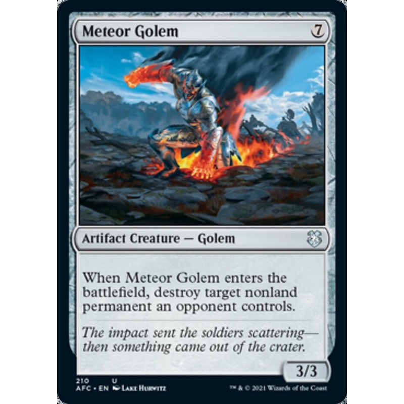Meteor Golem [Dungeons & Dragons: Adventures in the Forgotten Realms Commander]
