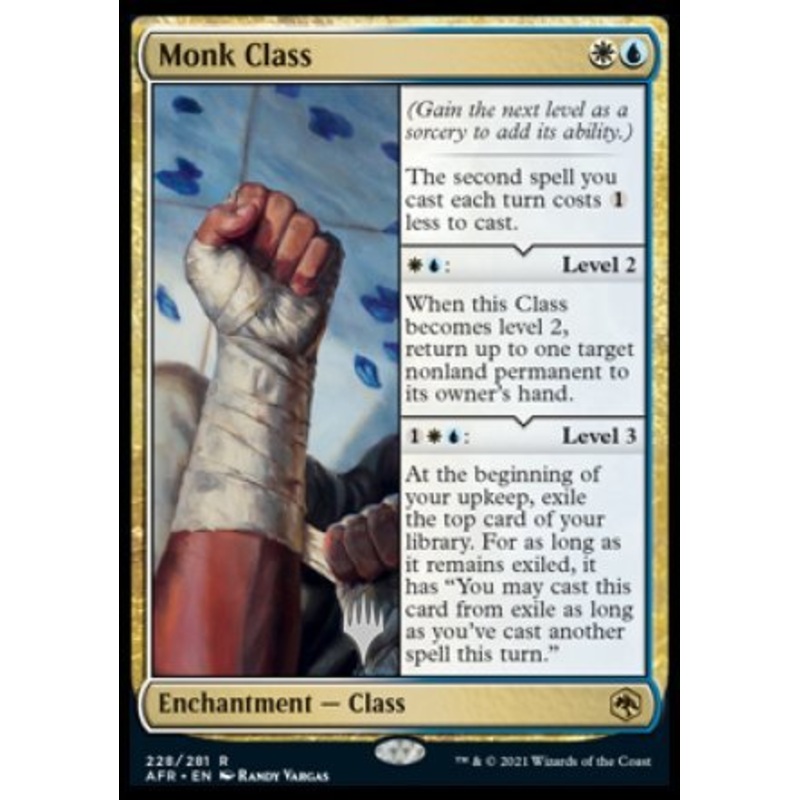 Monk Class (Promo Pack) [Dungeons & Dragons: Adventures in the Forgotten Realms Promos]