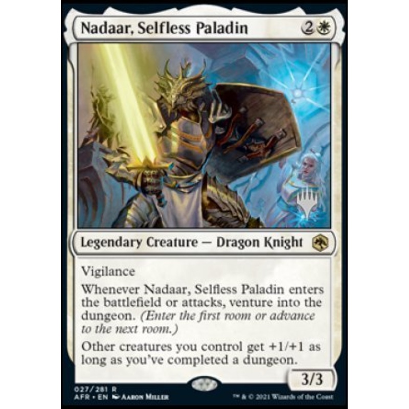 Nadaar, Selfless Paladin (Promo Pack) [Dungeons & Dragons: Adventures in the Forgotten Realms Promos]