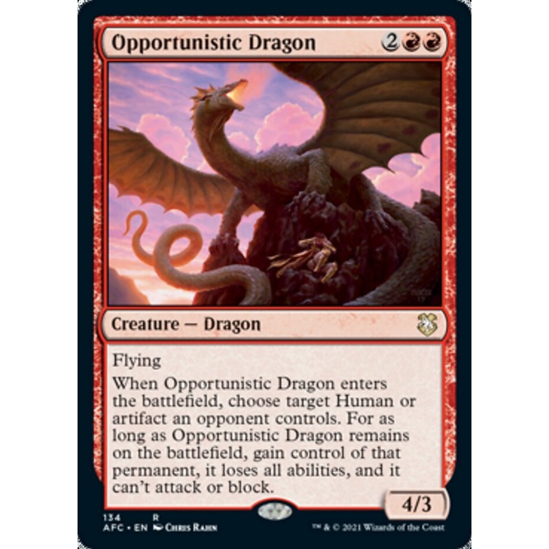 Opportunistic Dragon [Dungeons & Dragons: Adventures in the Forgotten Realms Commander]