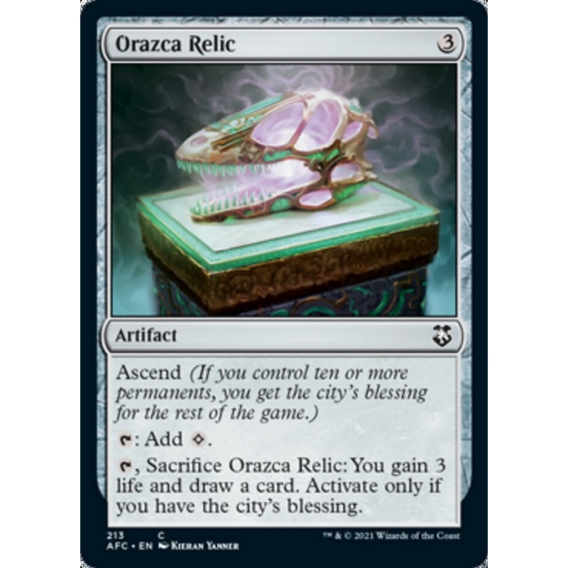 Orazca Relic [Dungeons & Dragons: Adventures in the Forgotten Realms Commander]