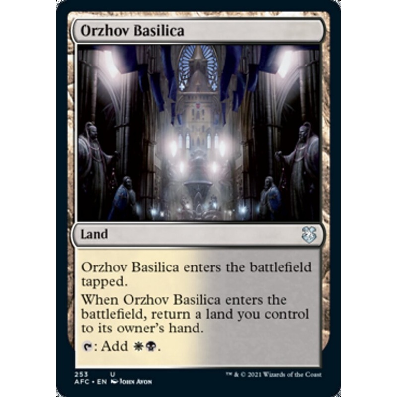 Orzhov Basilica [Dungeons & Dragons: Adventures in the Forgotten Realms Commander]