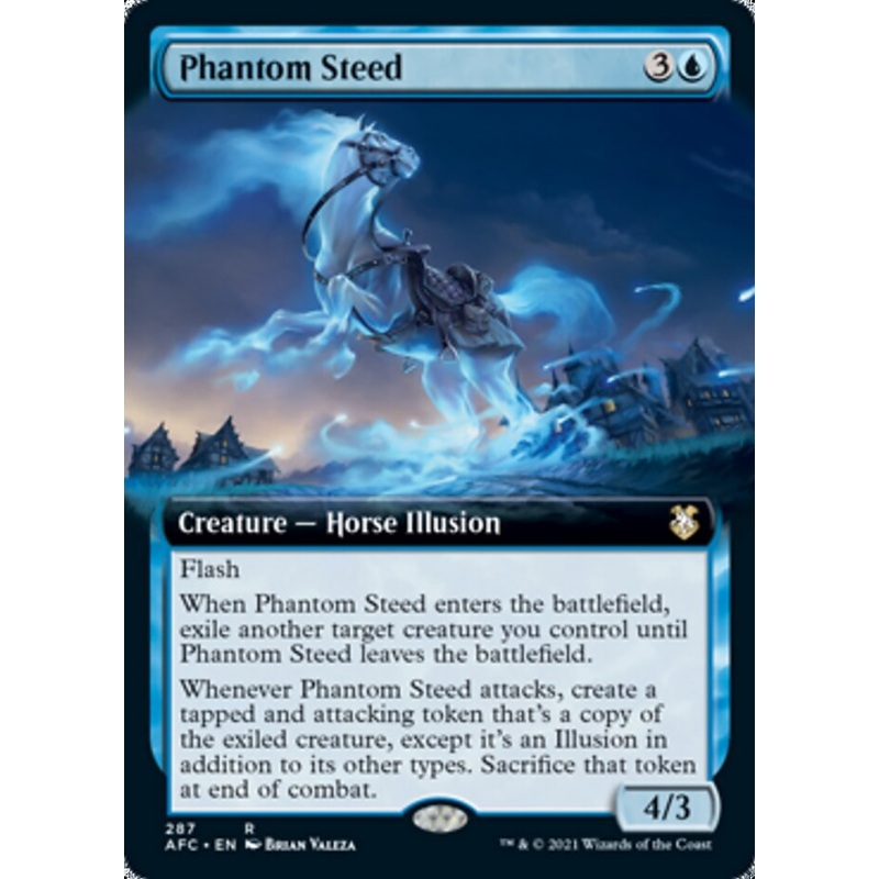 Phantom Steed (Extended Art) [Dungeons & Dragons: Adventures in the Forgotten Realms Commander]