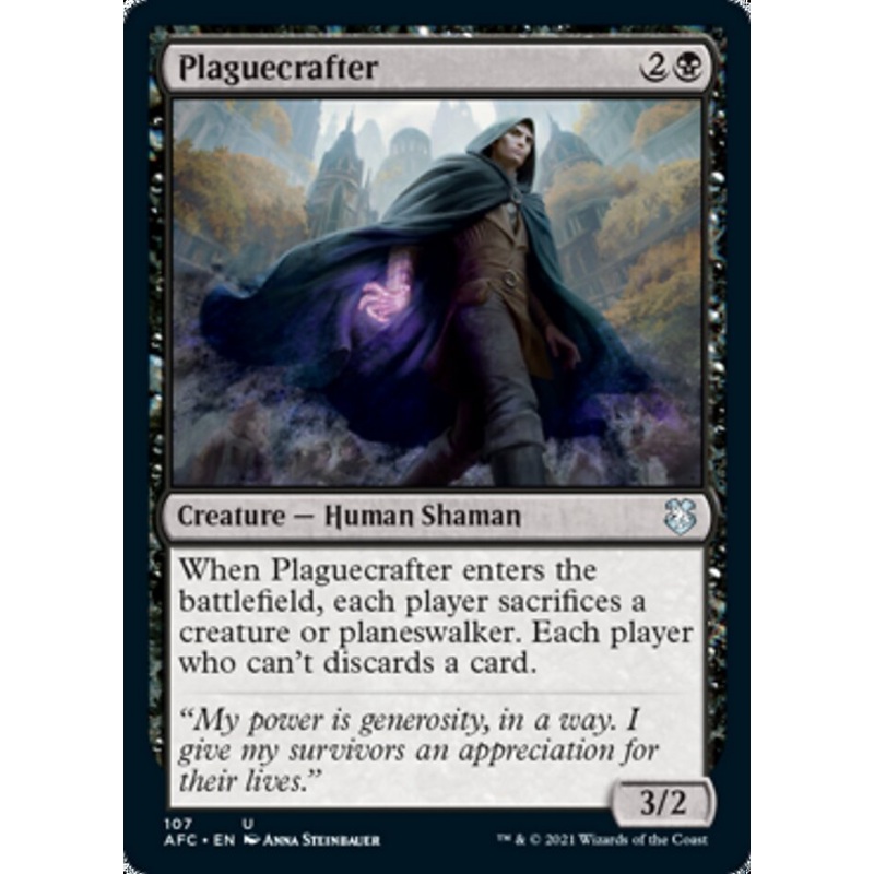 Plaguecrafter [Dungeons & Dragons: Adventures in the Forgotten Realms Commander]