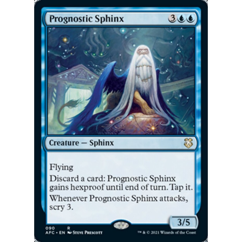 Prognostic Sphinx [Dungeons & Dragons: Adventures in the Forgotten Realms Commander]