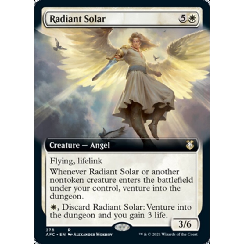 Radiant Solar (Extended Art) [Dungeons & Dragons: Adventures in the Forgotten Realms Commander]