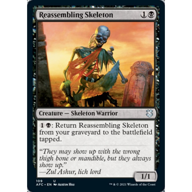 Reassembling Skeleton [Dungeons & Dragons: Adventures in the Forgotten Realms Commander]
