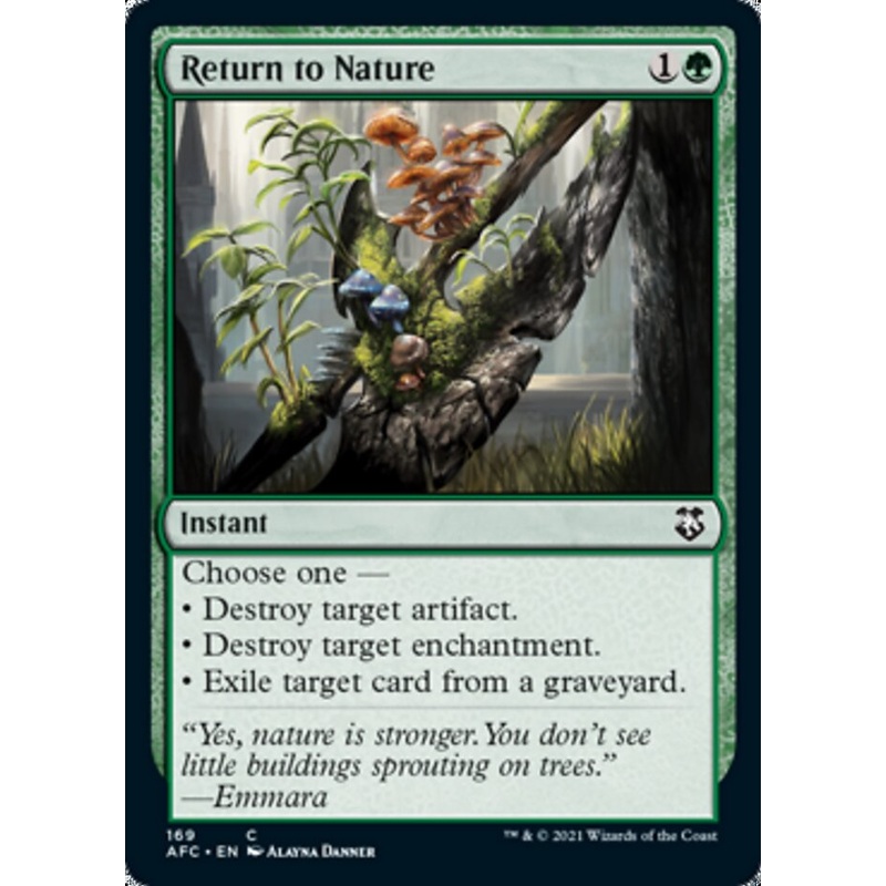 Return to Nature [Dungeons & Dragons: Adventures in the Forgotten Realms Commander]