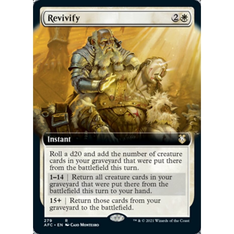 Revivify (Extended Art) [Dungeons & Dragons: Adventures in the Forgotten Realms Commander]