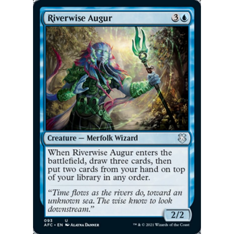 Riverwise Augur [Dungeons & Dragons: Adventures in the Forgotten Realms Commander]