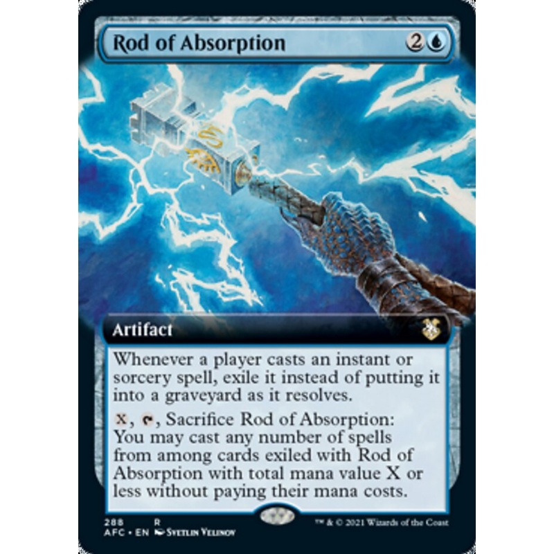 Rod of Absorption (Extended Art) [Dungeons & Dragons: Adventures in the Forgotten Realms Commander]