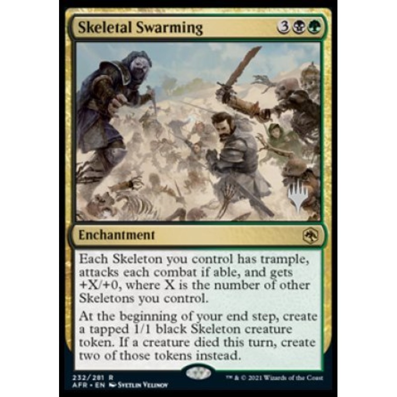 Skeletal Swarming (Promo Pack) [Dungeons & Dragons: Adventures in the Forgotten Realms Promos]