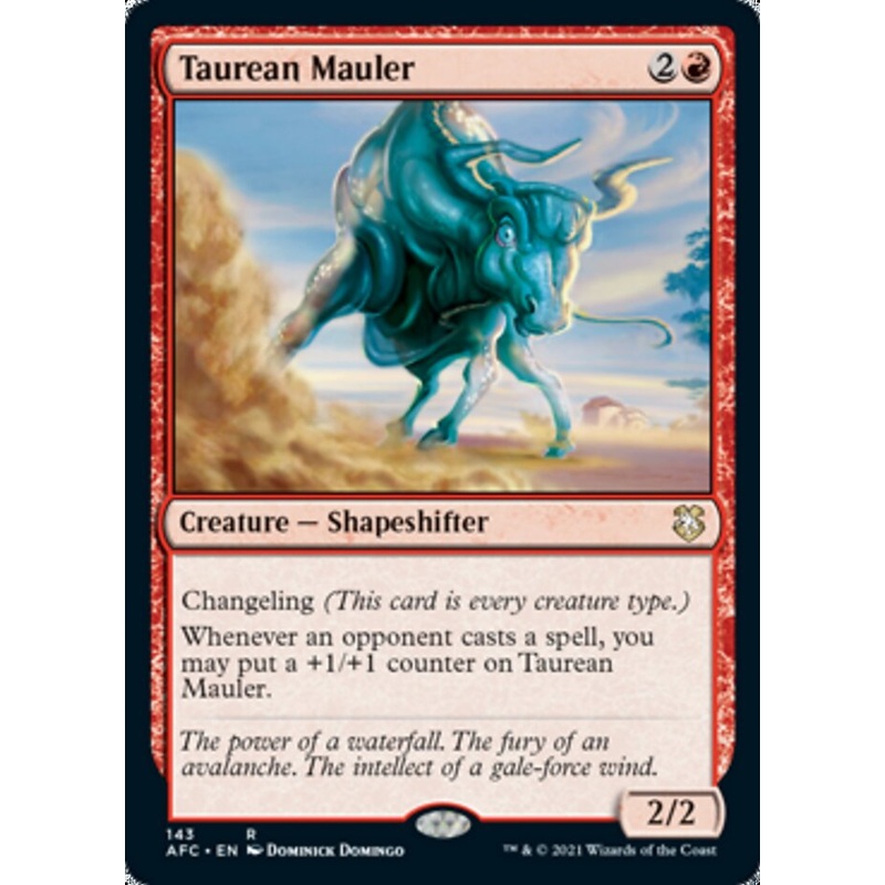 Taurean Mauler [Dungeons & Dragons: Adventures in the Forgotten Realms Commander]