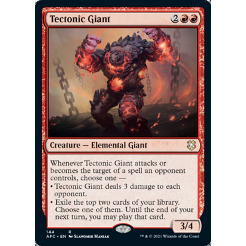 Tectonic Giant [Dungeons & Dragons: Adventures in the Forgotten Realms Commander]