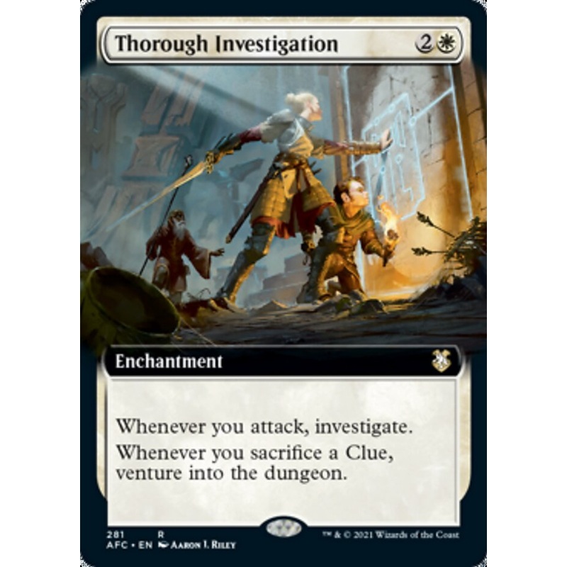 Thorough Investigation (Extended Art) [Dungeons & Dragons: Adventures in the Forgotten Realms Commander]