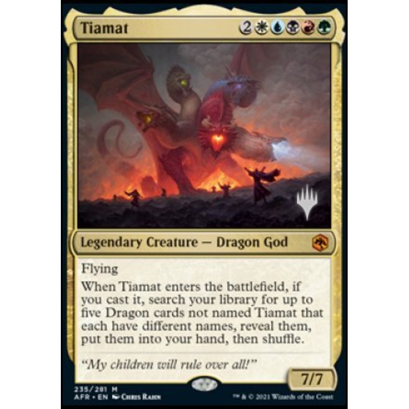 Tiamat (Promo Pack) [Dungeons & Dragons: Adventures in the Forgotten Realms Promos]