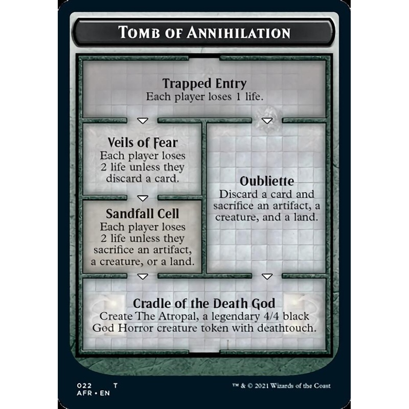 Tomb of Annihilation // The Atropal Double-Sided Token [Dungeons & Dragons: Adventures in the Forgotten Realms Tokens]