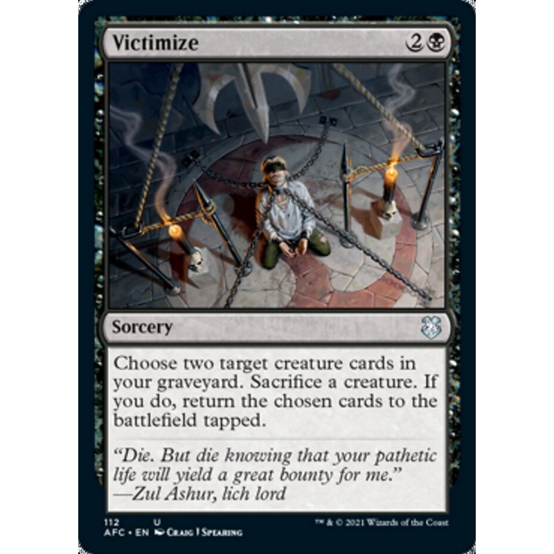 Victimize [Dungeons & Dragons: Adventures in the Forgotten Realms Commander]