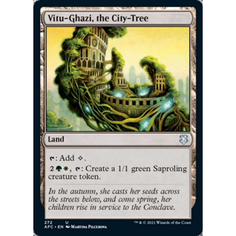 Vitu-Ghazi, the City-Tree [Dungeons & Dragons: Adventures in the Forgotten Realms Commander]