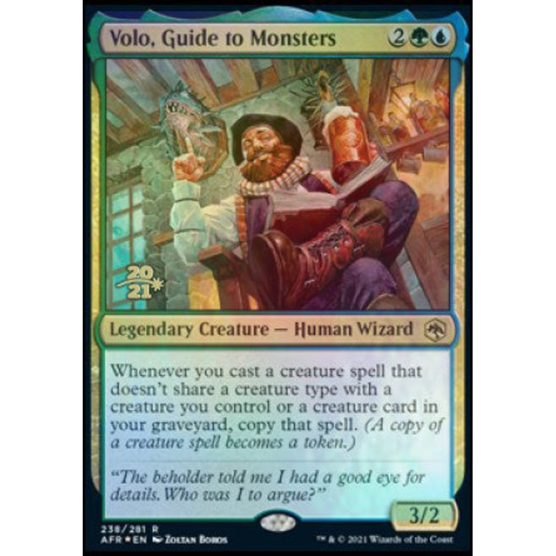 Volo, Guide to Monsters [Dungeons & Dragons: Adventures in the Forgotten Realms Prerelease Promos]