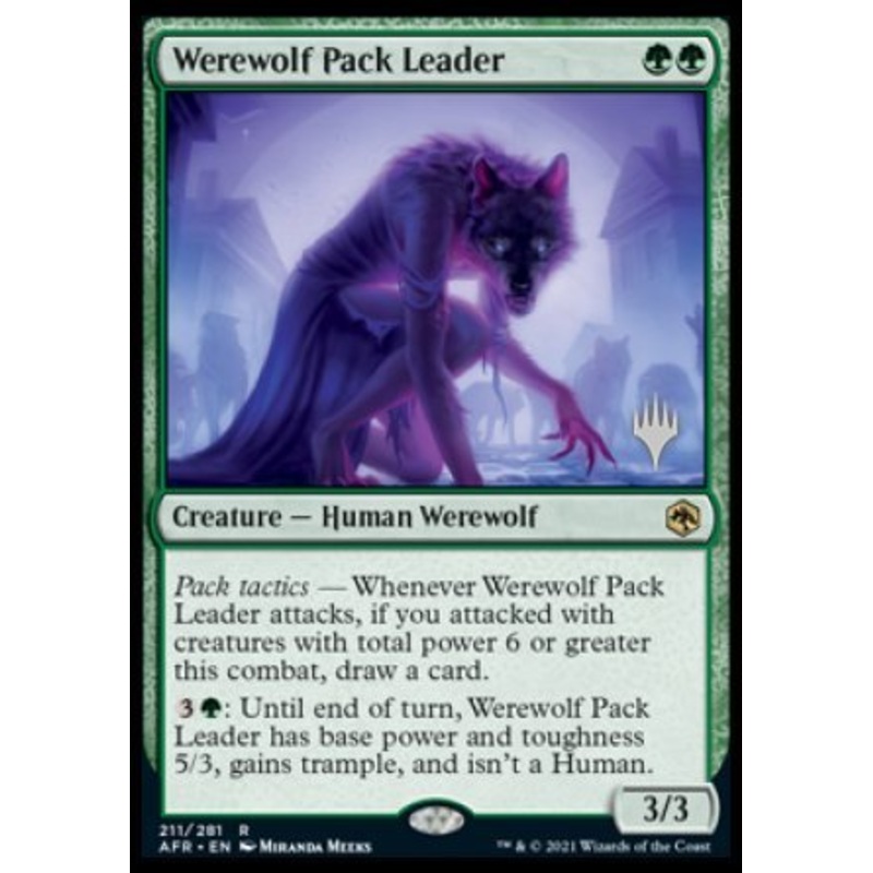 Werewolf Pack Leader (Promo Pack) [Dungeons & Dragons: Adventures in the Forgotten Realms Promos]