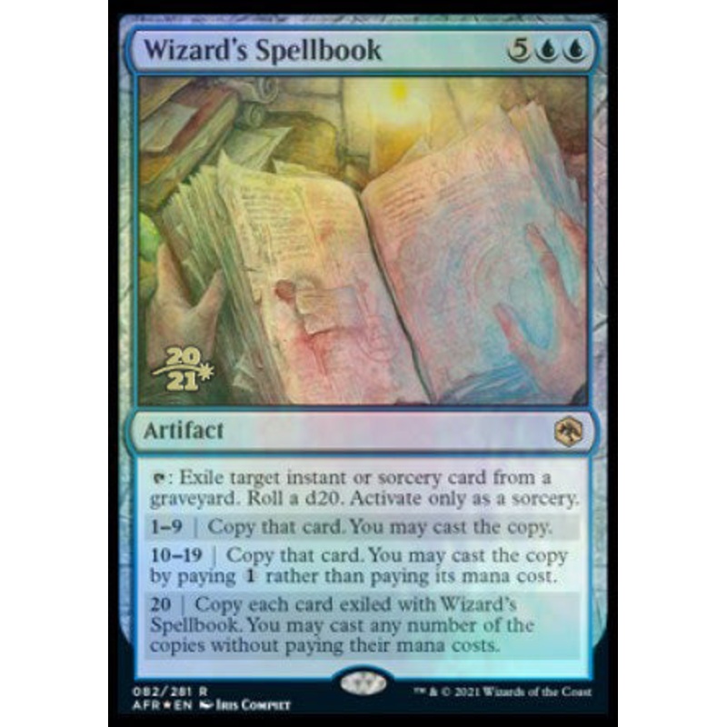 Wizard's Spellbook [Dungeons & Dragons: Adventures in the Forgotten Realms Prerelease Promos]