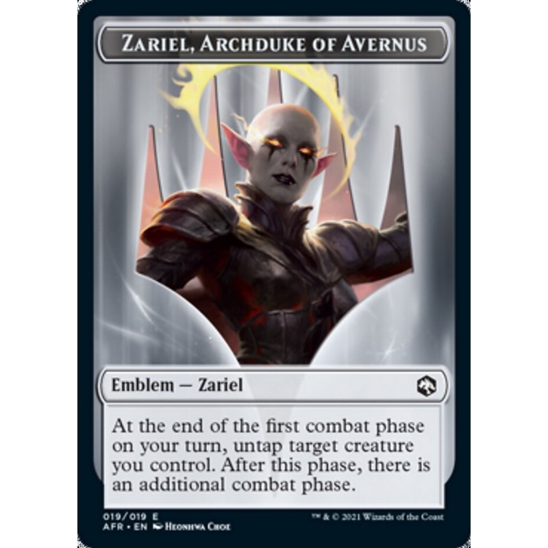Zariel, Archduke of Avernus Emblem [Dungeons & Dragons: Adventures in the Forgotten Realms Tokens]