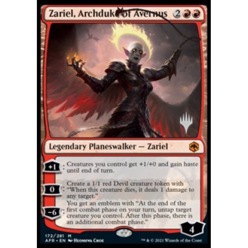 Zariel, Archduke of Avernus (Promo Pack) [Dungeons & Dragons: Adventures in the Forgotten Realms Promos]