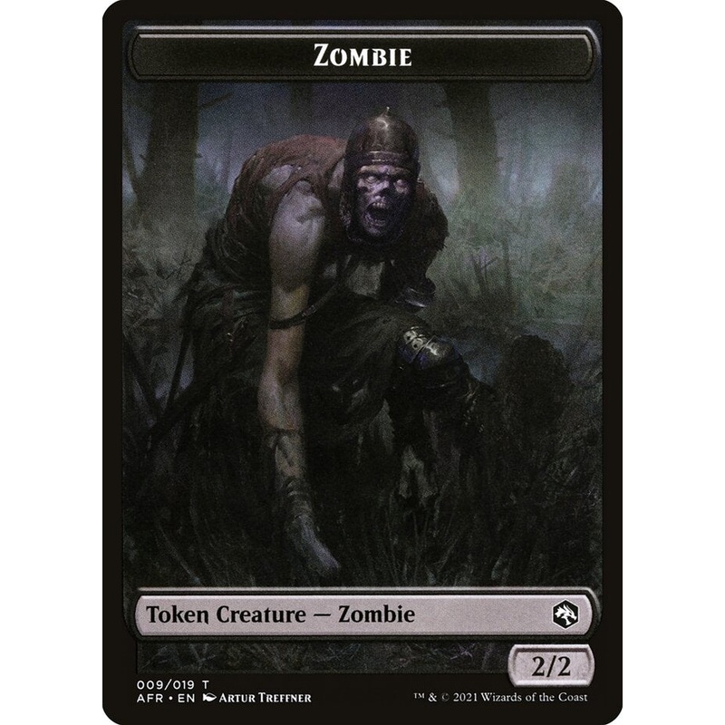 Zombie Token [Dungeons & Dragons: Adventures in the Forgotten Realms Tokens]