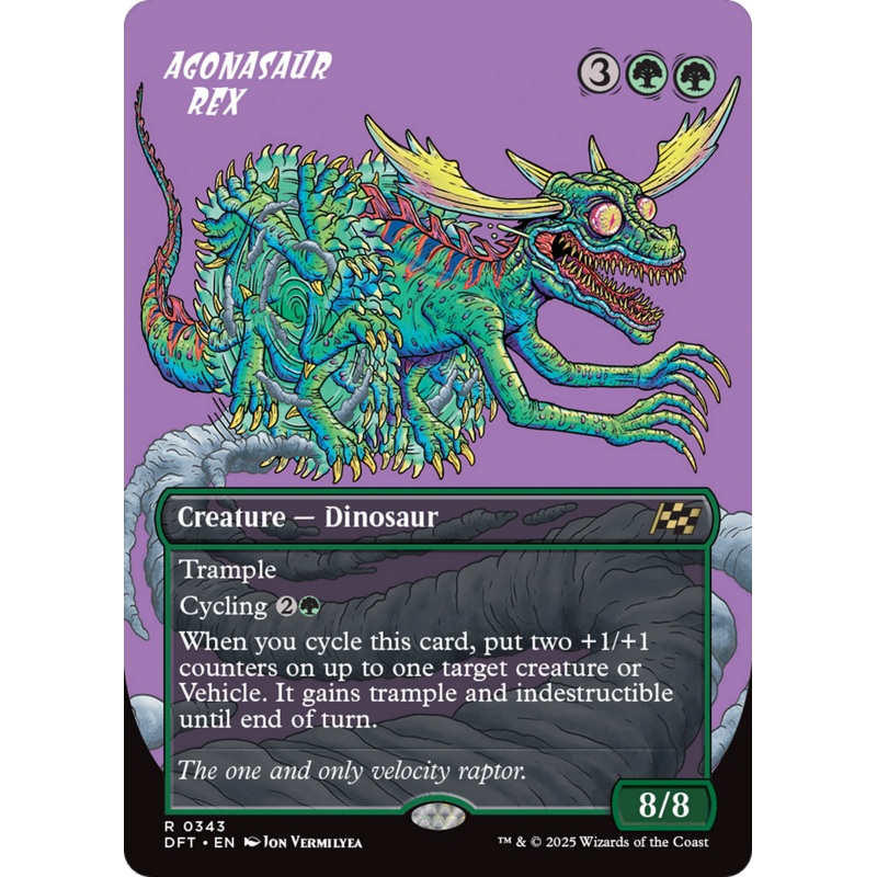 Agonasaur Rex (Borderless) [Aetherdrift]