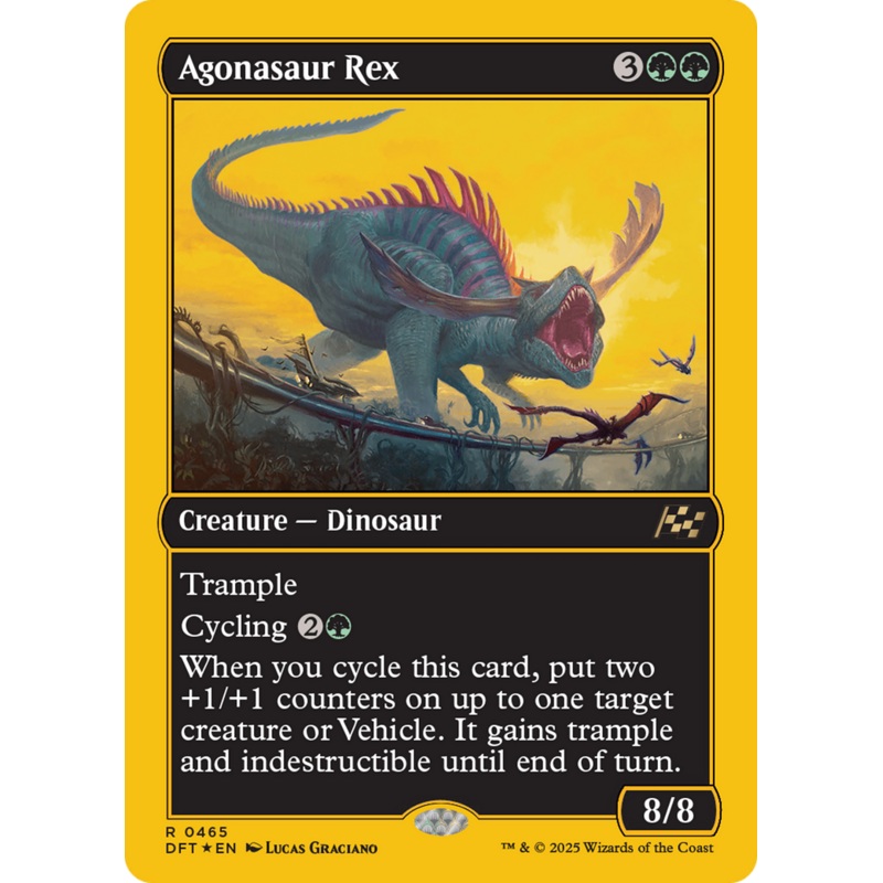 Agonasaur Rex (First-Place Foil) [Aetherdrift]