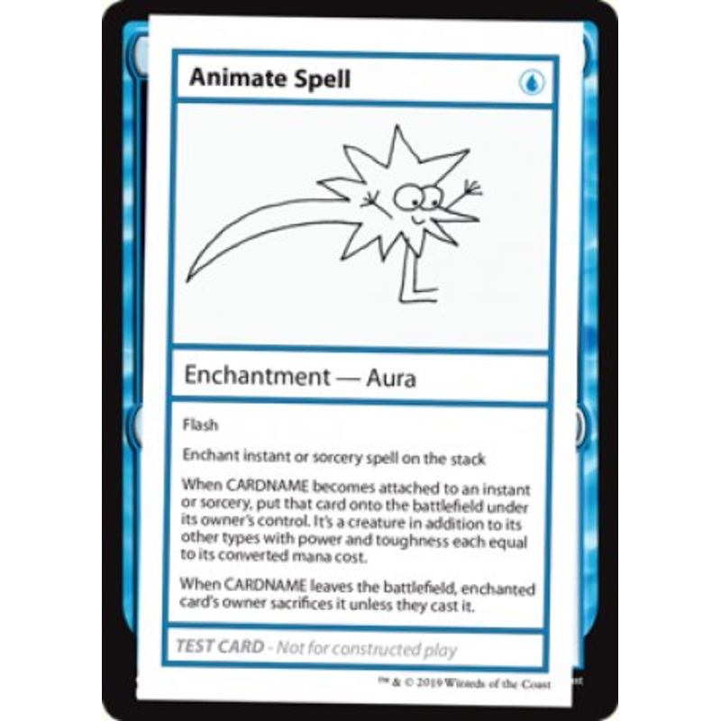 Animate Spell (2021 Edition) [Mystery Booster Playtest Cards]