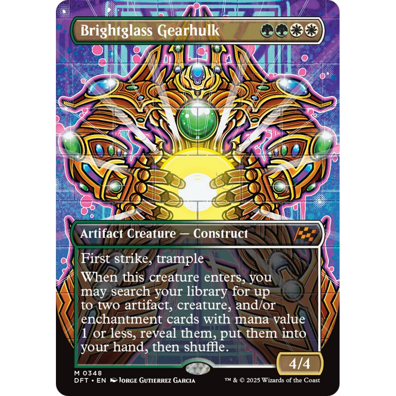 Brightglass Gearhulk (Borderless) [Aetherdrift]