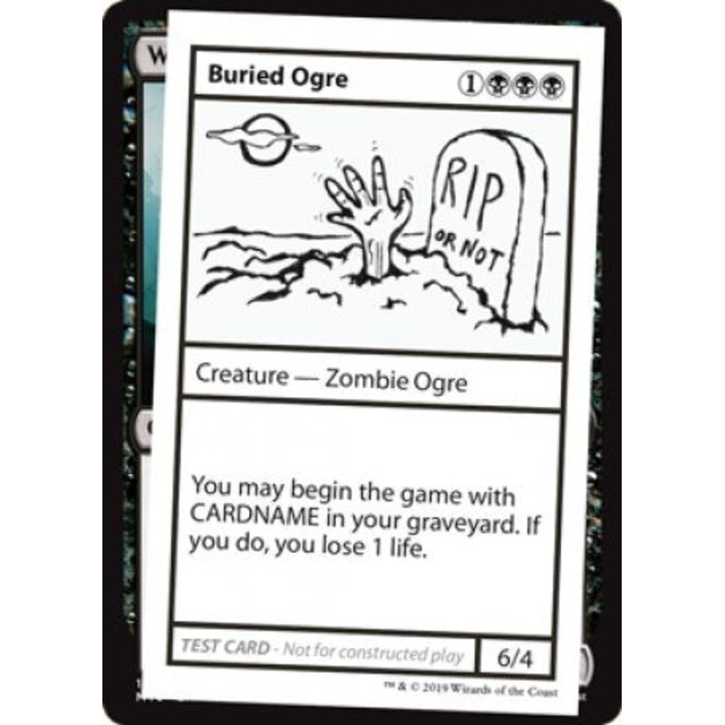 Buried Ogre (2021 Edition) [Mystery Booster Playtest Cards]