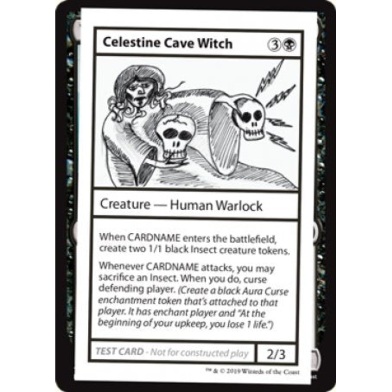 Celestine Cave Witch (2021 Edition) [Mystery Booster Playtest Cards]