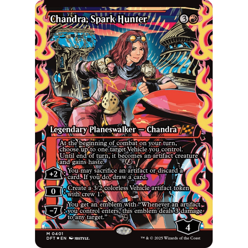 Chandra, Spark Hunter (Showcase) [Aetherdrift]