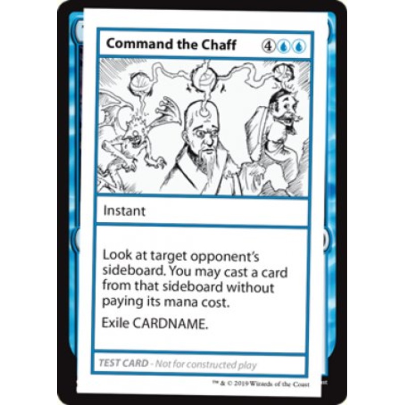 Command the Chaff (2021 Edition) [Mystery Booster Playtest Cards]