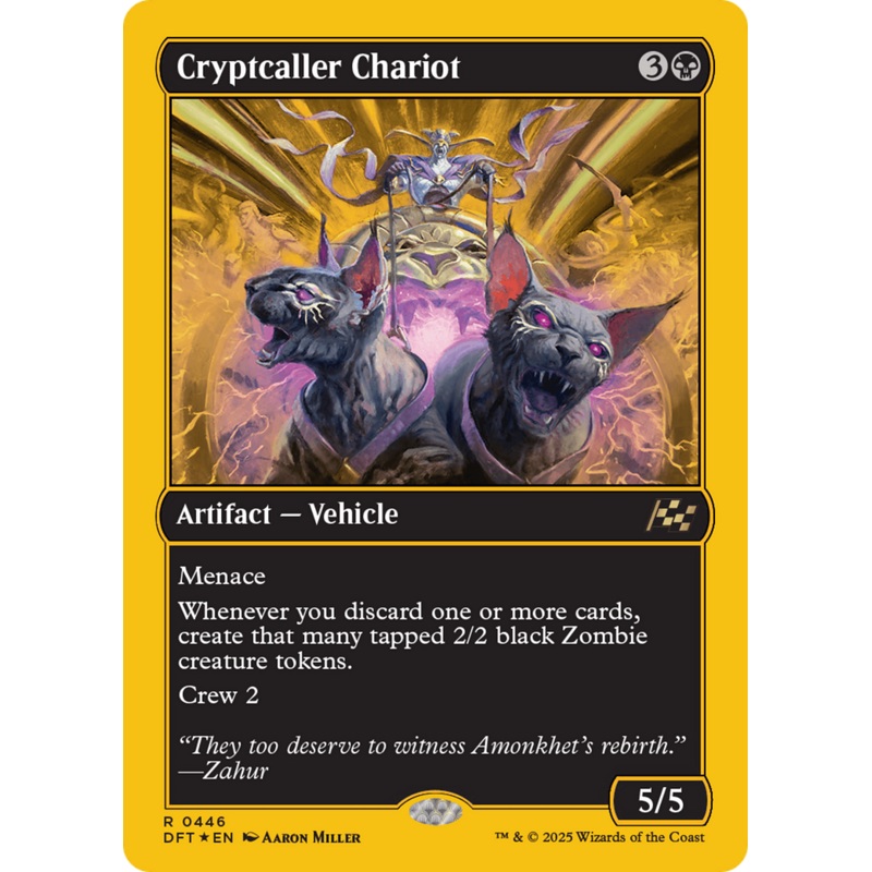 Cryptcaller Chariot (First-Place Foil) [Aetherdrift]