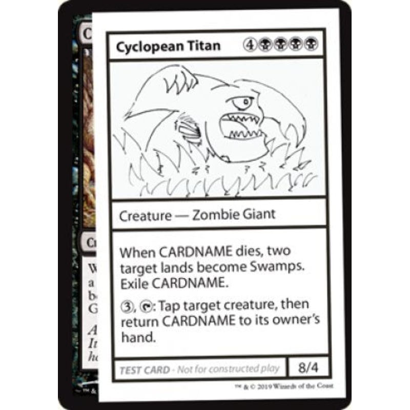 Cyclopean Titan (2021 Edition) [Mystery Booster Playtest Cards]
