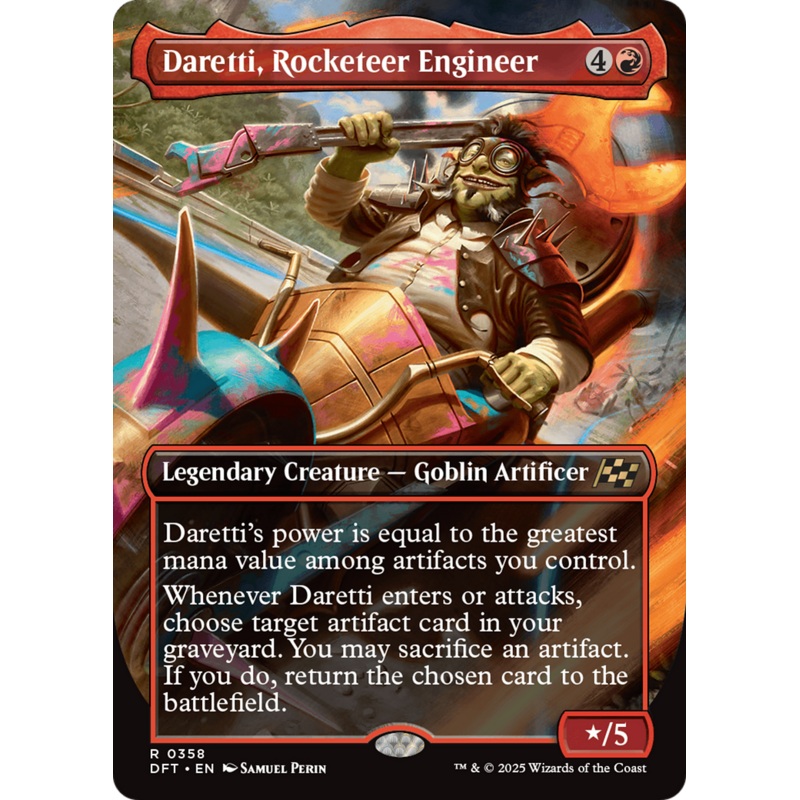 Daretti, Rocketeer Engineer (Borderless) [Aetherdrift]