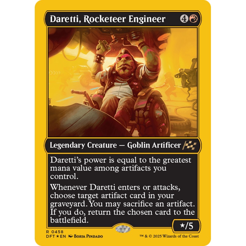 Daretti, Rocketeer Engineer (First-Place Foil) [Aetherdrift]