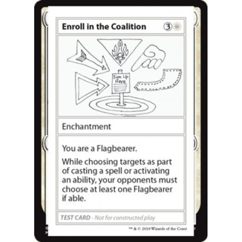 Enroll in the Coalition (2021 Edition) [Mystery Booster Playtest Cards]